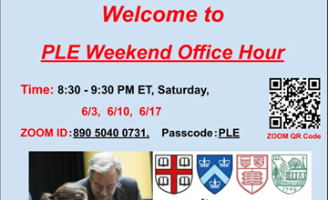 PLE Weekend Office Hour - Model UN Program