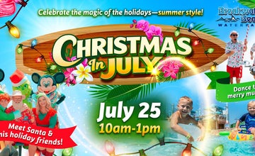 Christmas in July at Breakwater Beach