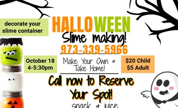 Halloween Slime Making