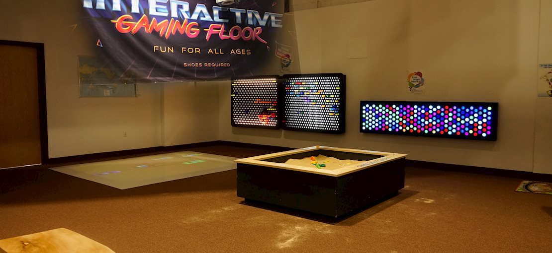 New Interactive Gaming Floor! Plus Sand Table and Light Boards!
