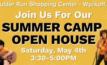 🎵🎸 Join Bach to Rock for a rockin' summer camp open house!