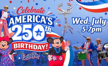 America's 250th Birthday at Casino Pier