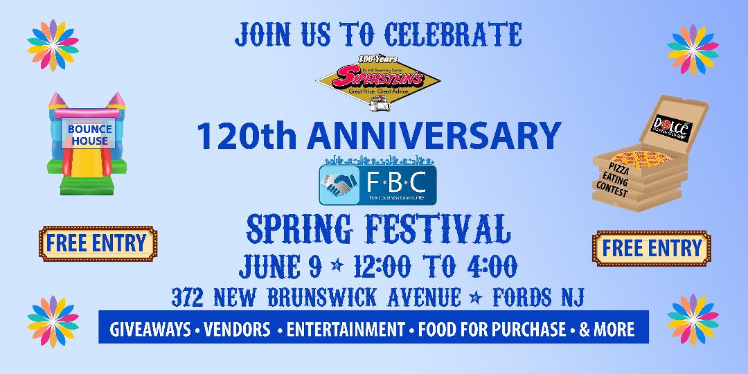 FBC SPRING FESTIVAL/SIPERSTEIN'S 120TH ANNIVERSARY CELEBRATION! FORDS