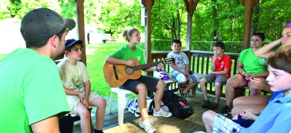 Music, drama, dance, a camp talent show and more are part of our performing arts program. 