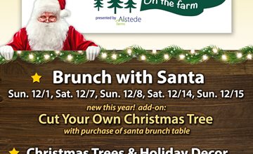 Brunch with Santa at Alstede Farms