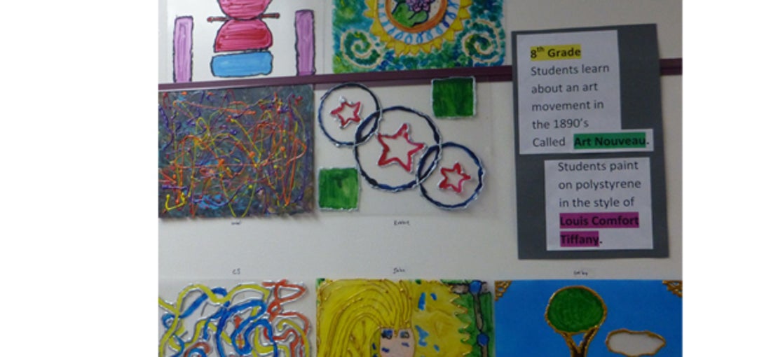Craig School Art in the Hallway