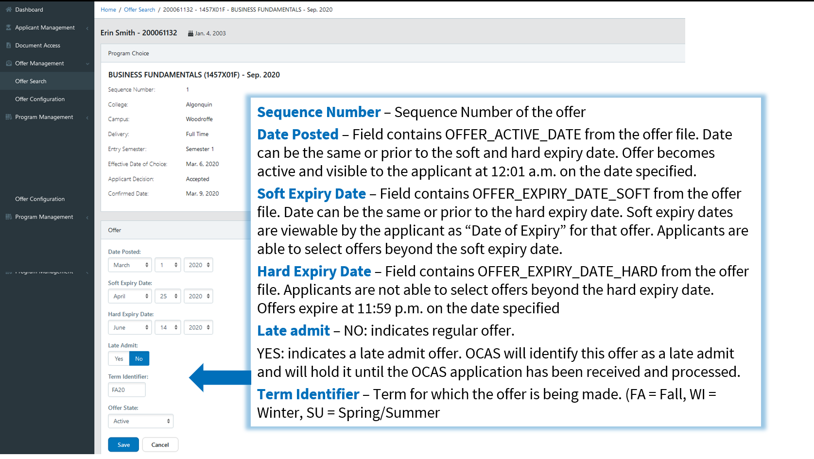 Offer Search Search for and Update Offers