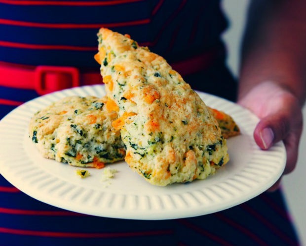 Basil and Aged Cheddar Scones - Parents Canada