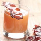 Spiced Apple Cider with Candied Bacon