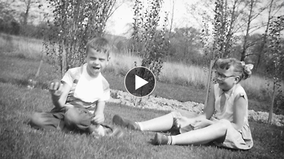 Video of Maureen and Tim's childhood