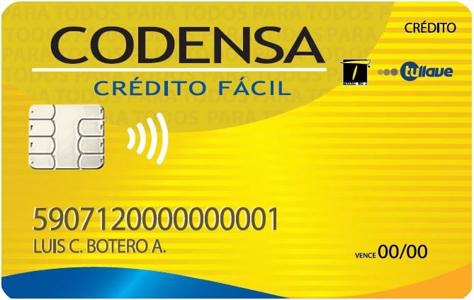 tarjeta codensa amarilla