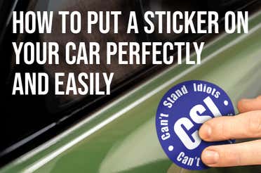 How to Put a Sticker on Your Car Perfectly and Easily