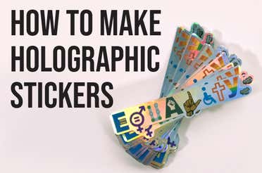 How to Make Holographic Stickers (Beginner’s Guide)