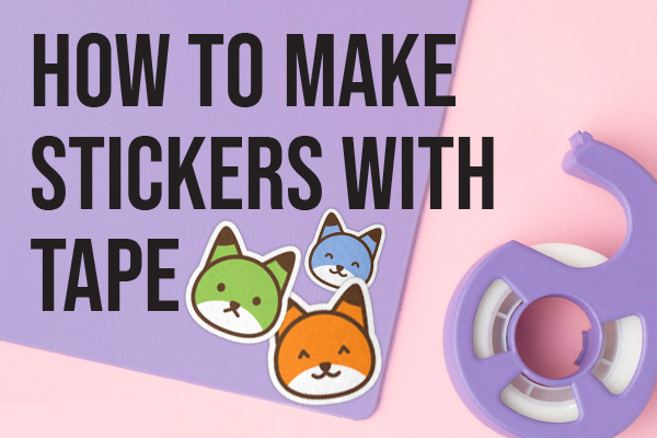 How to make stickers at home, Make stickers without sticker paper, diy paper  stickers