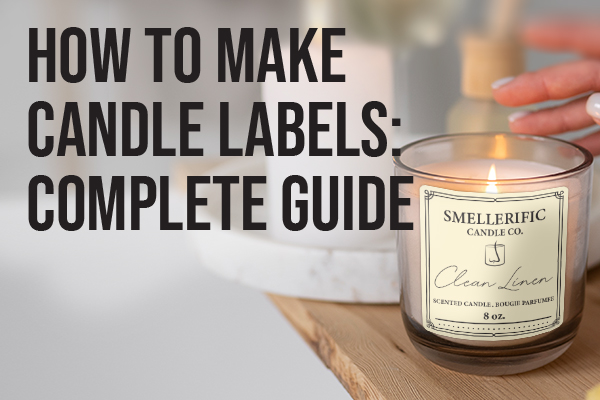 DIY CANDLE LABELS  HOW TO MAKE YOUR OWN Candle Labels AT HOME