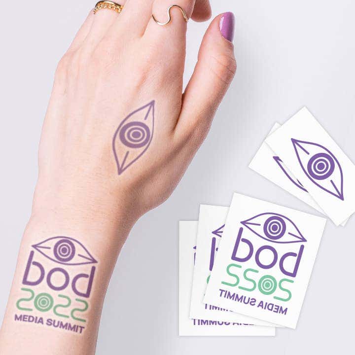 Custom Temporary Tattoos Singles