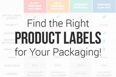 Find the right product labels for your packaging! Affordable, durable, and totally customizable with StickerYou.