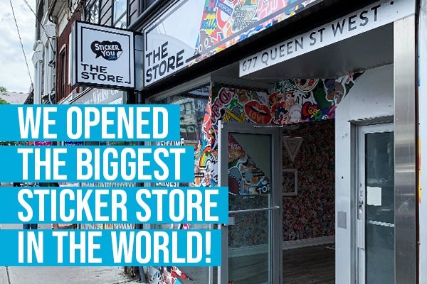 We Just Opened the Biggest Sticker Store in the World