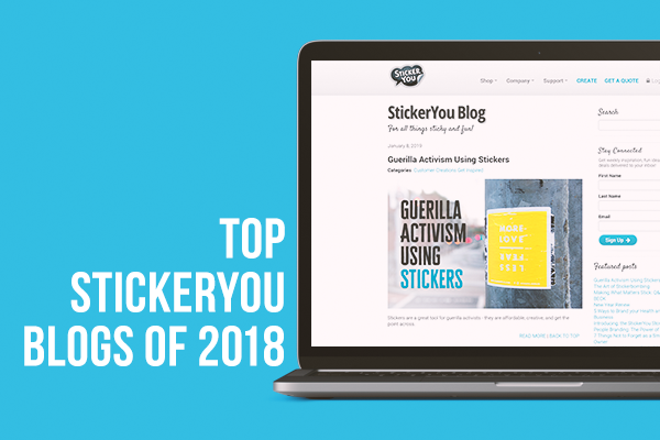 Yearly Recap: Top StickerYou Blogs in 2018