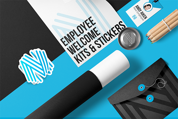 Employee Welcome Kits & Stickers