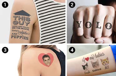 Custom Temporary Tattoos