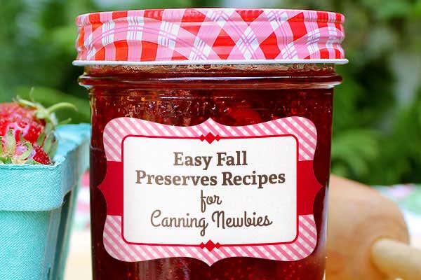 Beginner Fall Preserve Recipes for Canning