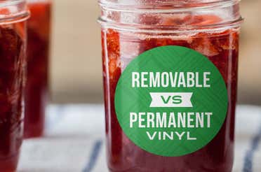 Removable vs. Permanent Vinyl Labels and Stickers