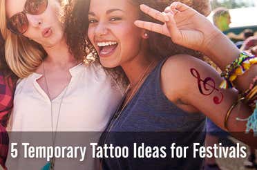 5 Temporary Tattoo Ideas for Festivals | StickerYou Blog