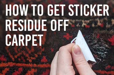 How to Get Sticker Residue Off Carpet