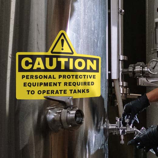 Reposition-able Oversized Labels