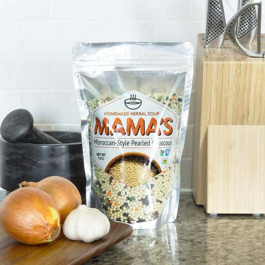 Custom silver with clear front packaging pouches