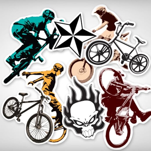 Bike & BMX Stickers 