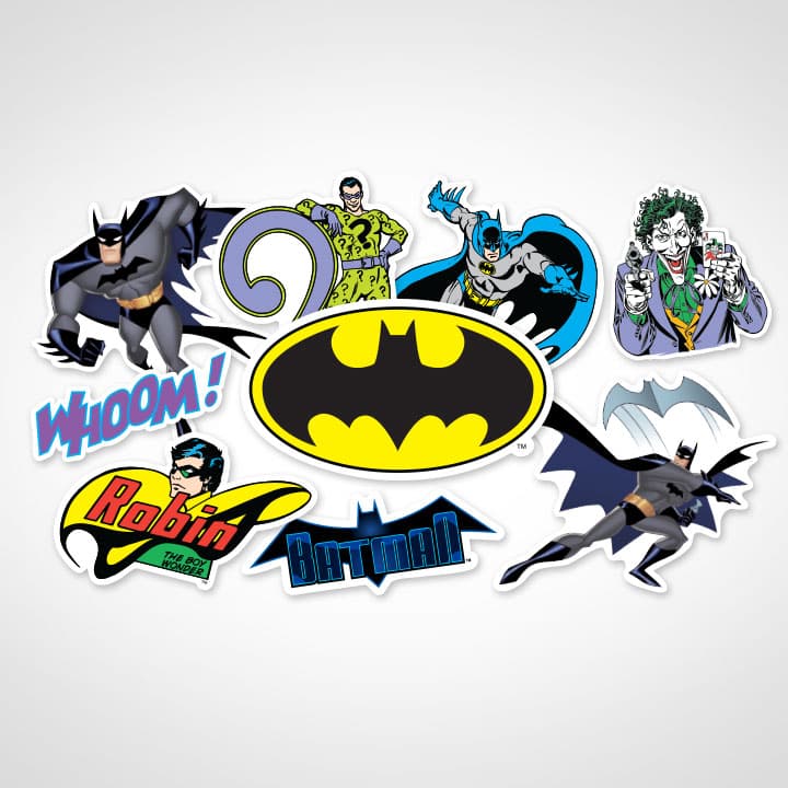 Custom Batman Stickers, Top Quality