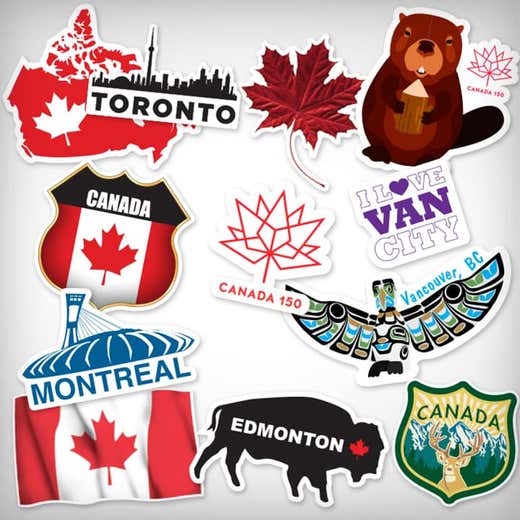 Canada Stickers