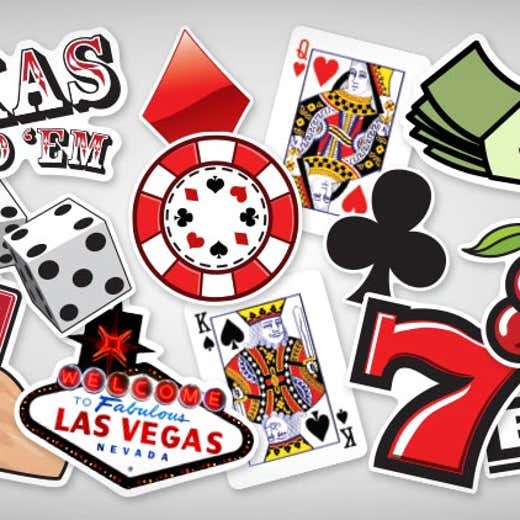 Casino & Poker Stickers 