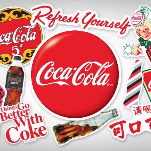 Coca-Cola Stickers 