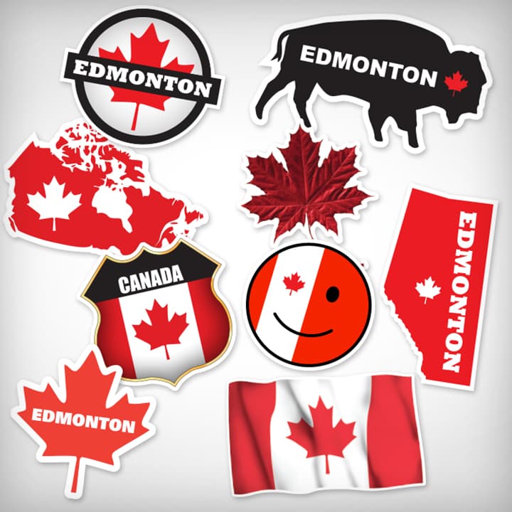 Custom Edmonton Stickers The Best Quality
