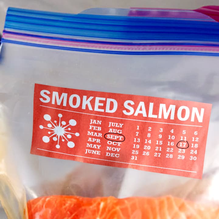 Custom Freezer & Food Labels Durable & Easy To Apply