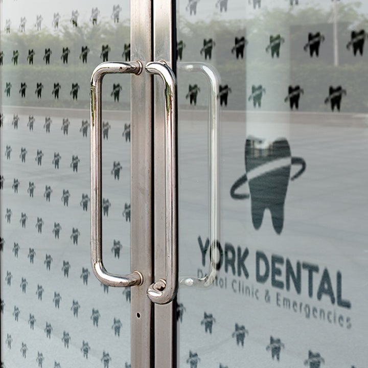 Custom Frosted Vinyl Window Graphic Top Quality