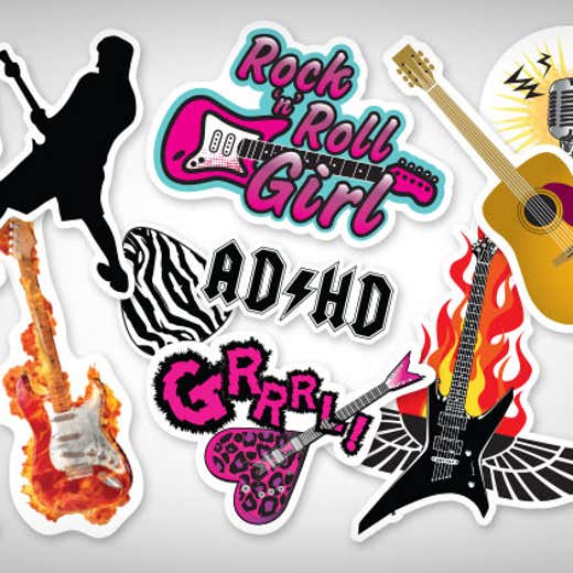 Guitar Stickers 