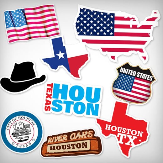 Houston Stickers 