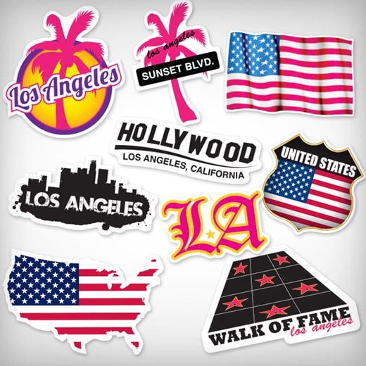 Los Angeles Stickers 