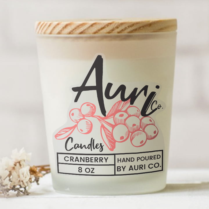 Order Custom White Candle Labels
