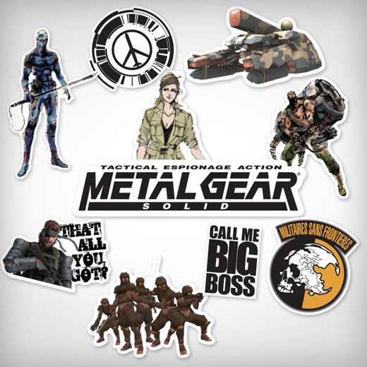 Metal Gear Solid Stickers 