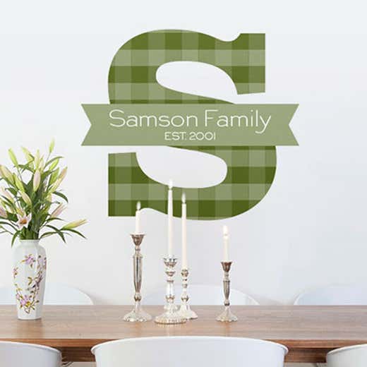 Monogram Wall Decals