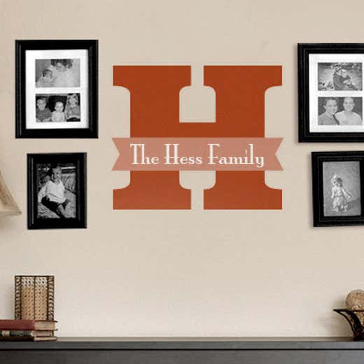 Monogram Wall Decals