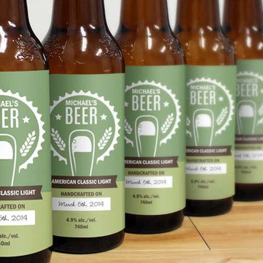 Mr. Beer Custom Labels