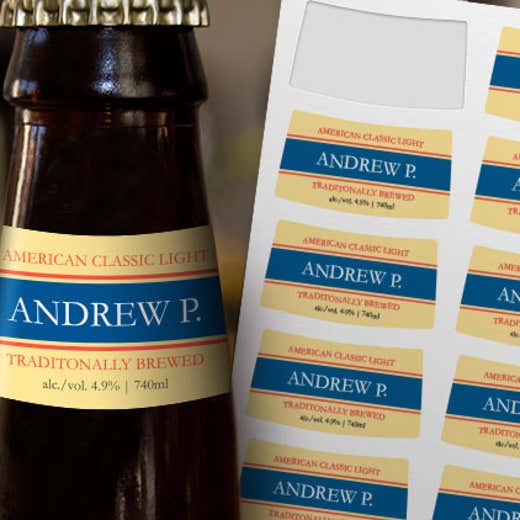 Mr. Beer Custom Labels