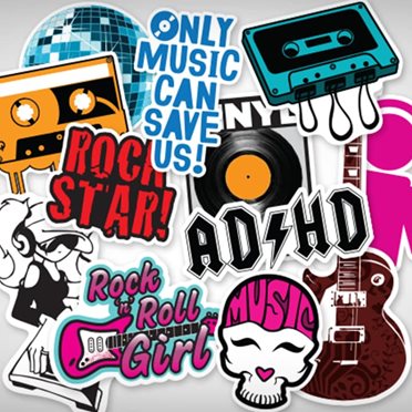 Custom Printed Stickers that Rock!®