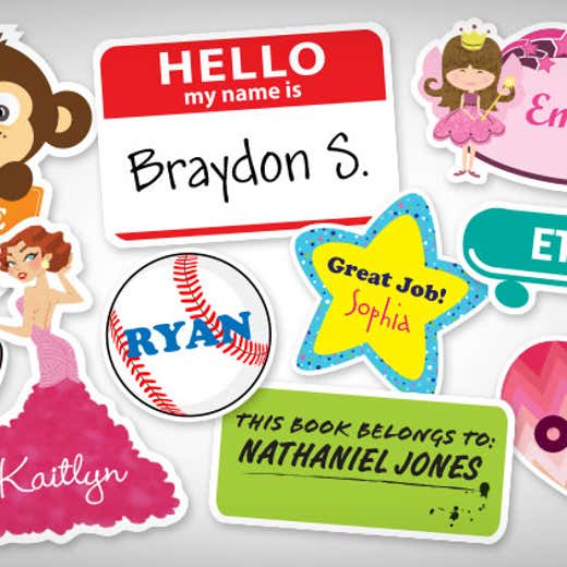 Name Stickers 